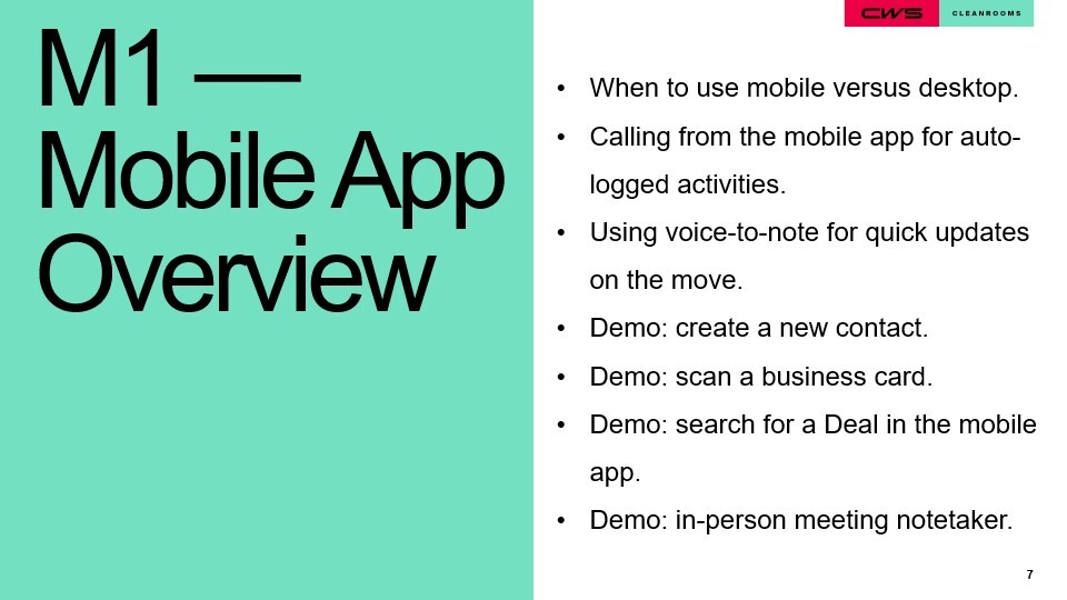 Mobile App